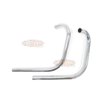 BSA A50 A65 Replica Replacement Exhaust Head Pipe Set 180133 180133 
