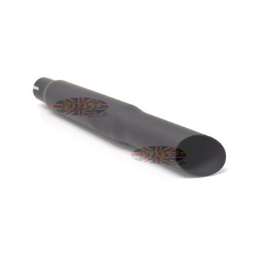 15" Black Shorty Slash Cut Muffler 80-45700B 