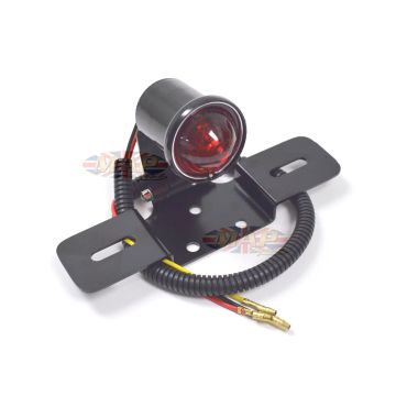 Vintage Round Articulating Taillight  - Black 62-21518 