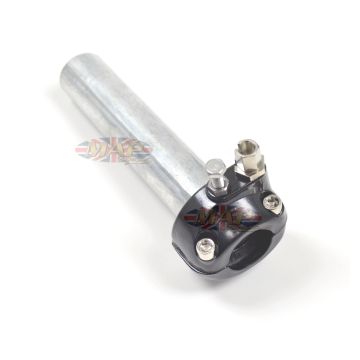 7/8" Single Pull Black Throttle Assembly 44-29470B 