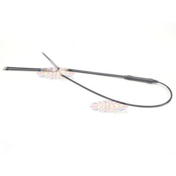 Throttle Cable, 45" overall length, 1 into 2, for MKII Amal and Mikuni MAP0005 