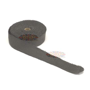 Exhaust Wrap 50'x2" w/ SS Ties - Black EW-50BLK 