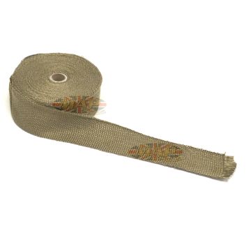 Exhaust Wrap 50'X2" w/ SS Ties - Titanium EW-50TN 