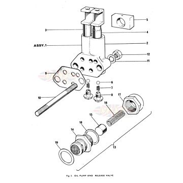 Oil Pump and Release Valve 1973-TRIUMPH-T140E-OIL-PUMP-AND-RELEASE-VALVE 