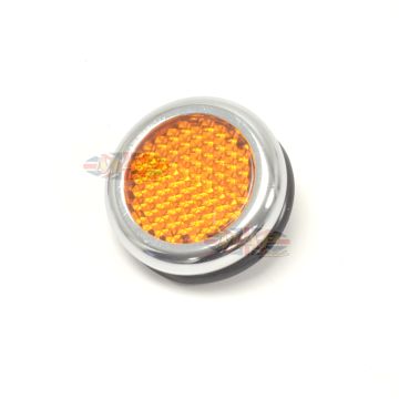 Triumph BSA Norton Lucas-Style, Reproduction, Amber Reflector RER25-AMBER 