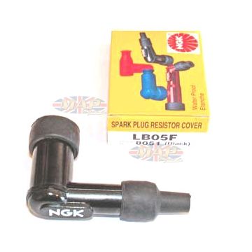 NGK High Quality Resistor, 90-Deree Spark Plug Cap (fits threaded stud) MAP4488 