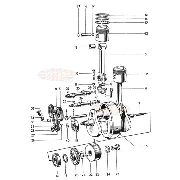 Crank & Conrods 1968-TR6-T120-Crank & Conrods 