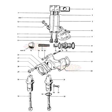 Oilpump, Manifold, Tappets 1968-TR6-T120-Oilpump, Manifold, Tappets 