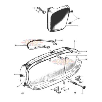Panel, Twinseat 1968-TR6-T120-Panel, Twinseat 