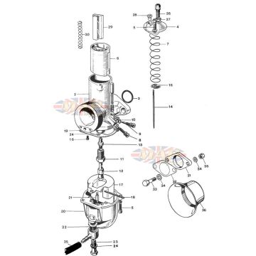 Carburetors - T120R 1968-TR6-T120-Carburetors - T120R 