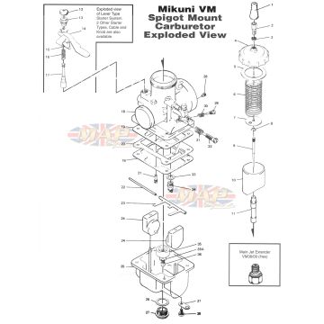 Mikuni VM34-275 Exploded View - Replacement Parts Listing VM34-275_parts_list 
